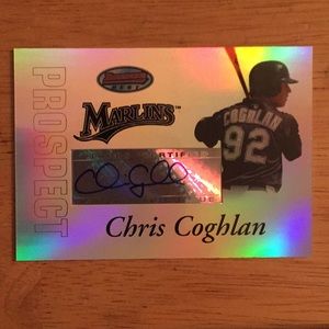 ⚾️2007 bowmans best Chris Coghlan signed RC
